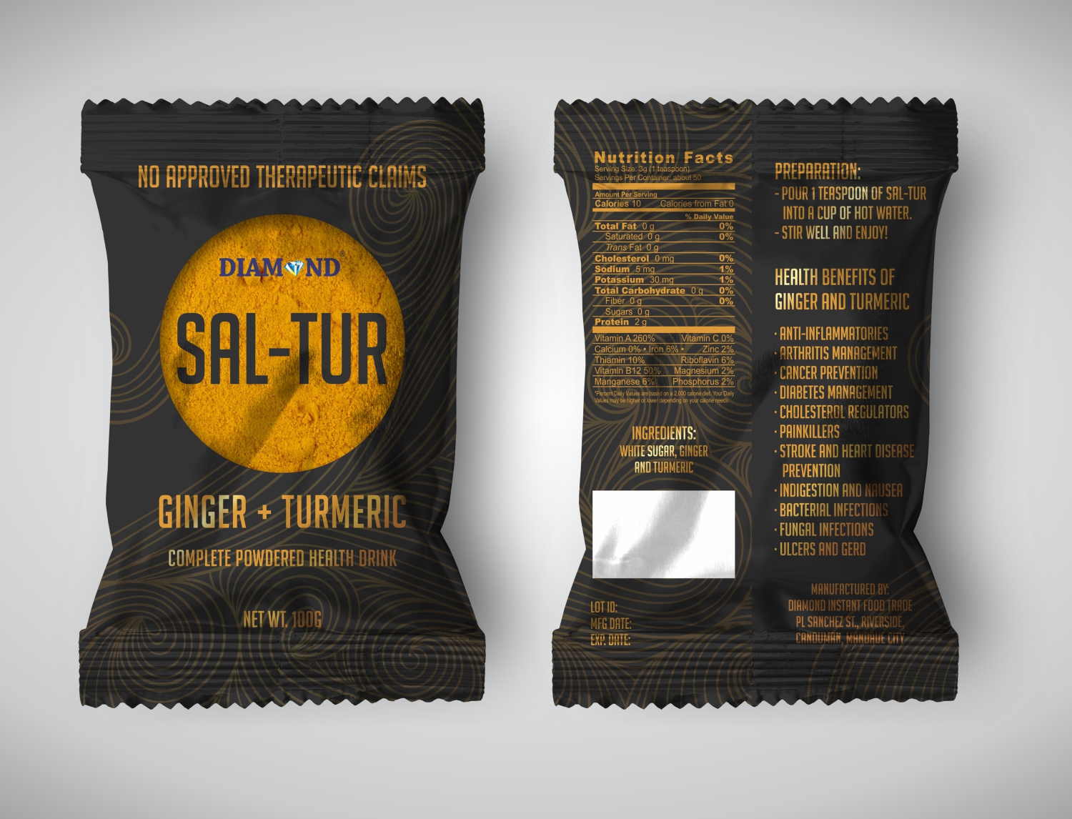 Diseño de Empaque por Rio Van para Diamond Instant Food Trade | Diseño #12247416