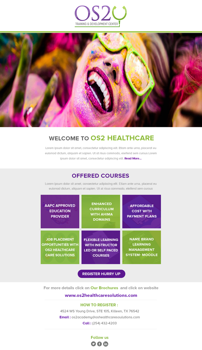 Email Marketing Design by Best Design Hub for OS2 Healthcare Solutions, LLC | Design #12277479