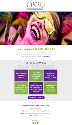 Email Marketing Design by Best Design Hub for OS2 Healthcare Solutions, LLC | Design: #12277479