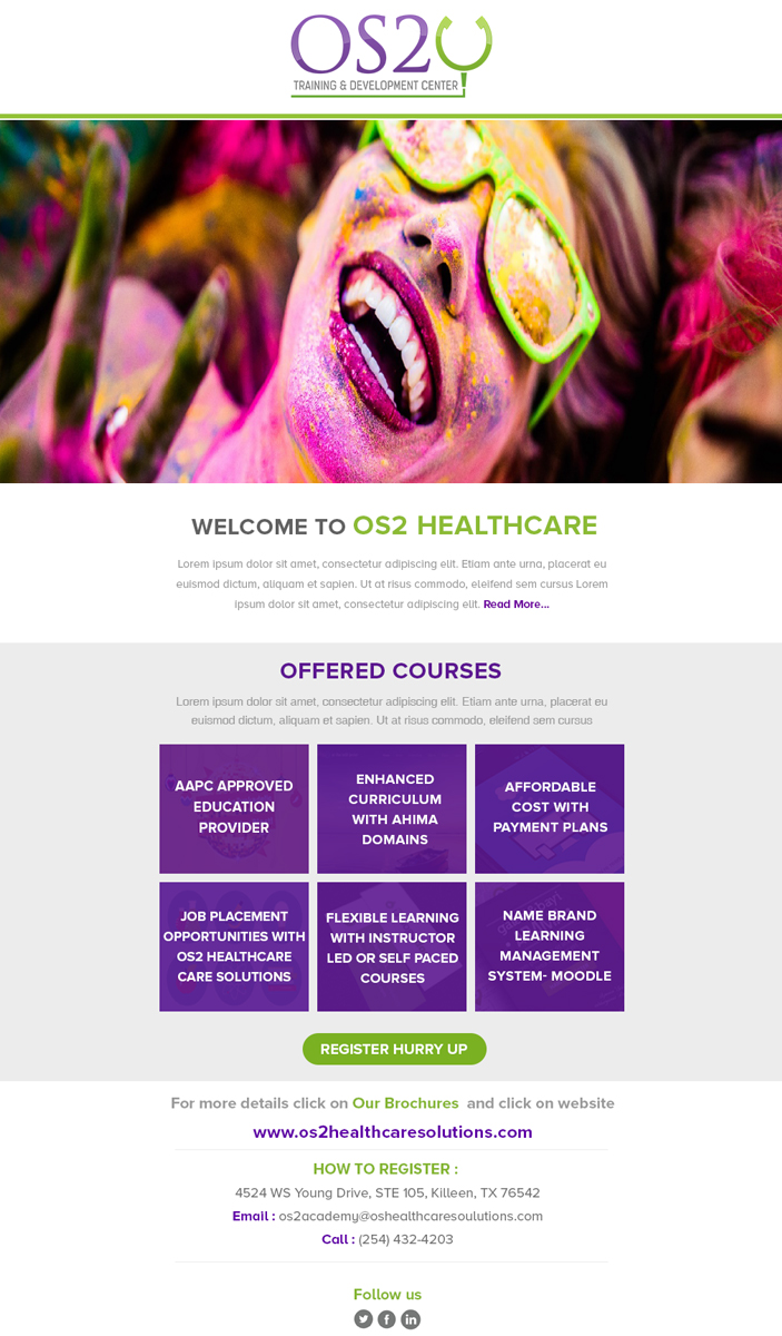 Email Marketing Design by Best Design Hub for OS2 Healthcare Solutions, LLC | Design #12277482
