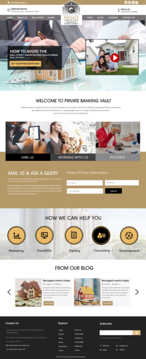 Web Design by Intellect Designer for VCG HOLDINGS LLC | Design: #12096223