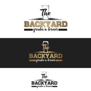 The Backyard   grubs n' brews | Logo Design by designstarla