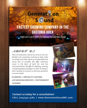 Flyer Design by colour splash
