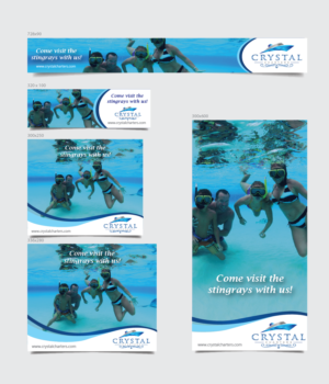 Simple, clean boat charter Banners | Banner Ad Design by alex989