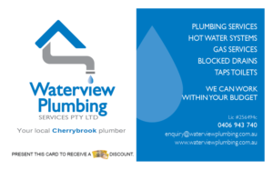 Business Card Design by DCMadrid for waterview plumbing | Design: #12095551