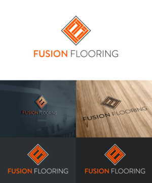 Fusion Flooring | Logo Design by Sergio Coelho