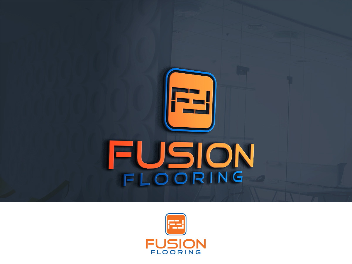Logo Design by Turn Digital for Fusion Flooring | Design #12103552