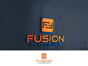 Logo Design by Turn Digital for Fusion Flooring | Design: #12103552