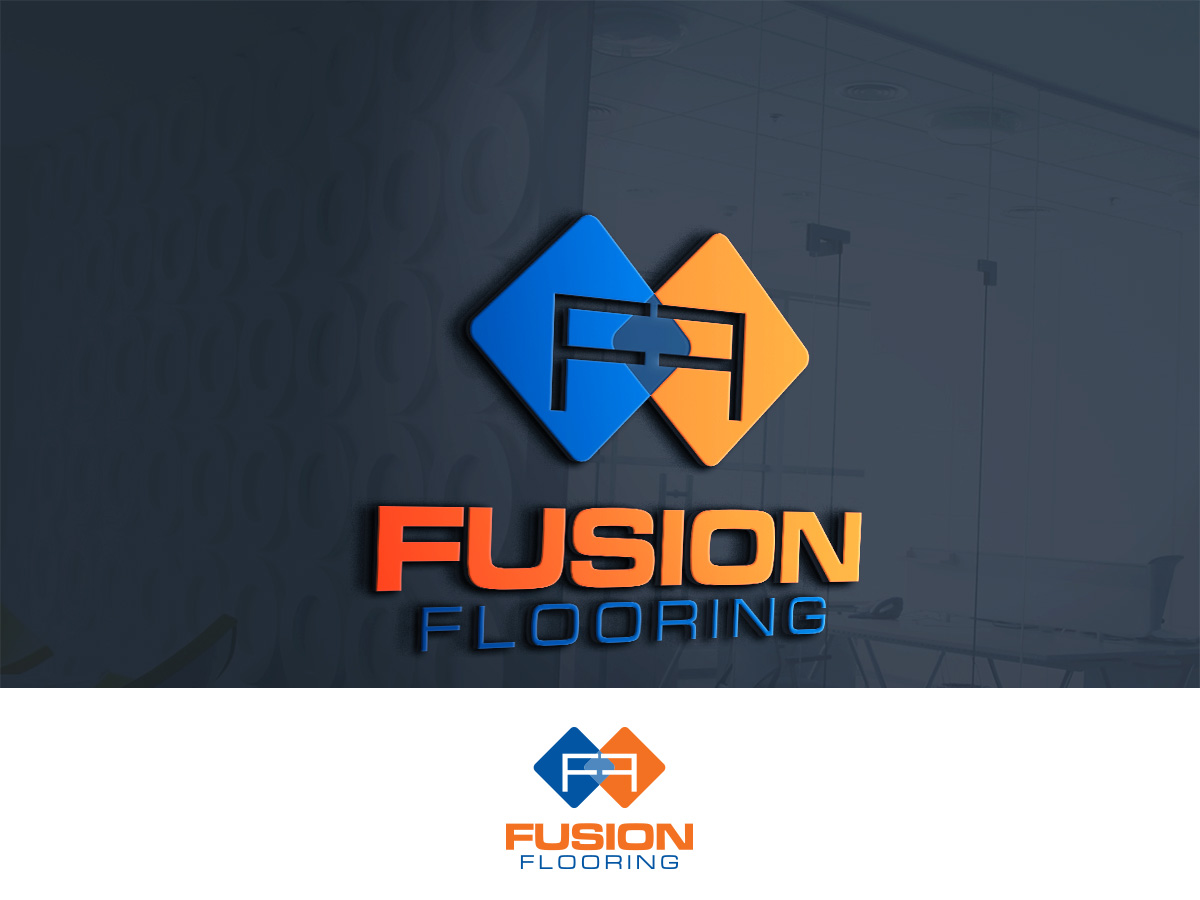 Logo Design by Turn Digital for Fusion Flooring | Design #12103558