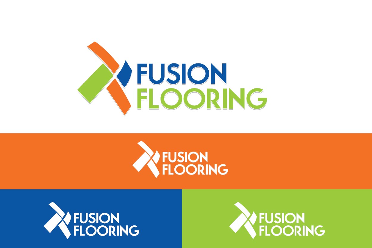Logo Design by Turn Digital for Fusion Flooring | Design #12104932