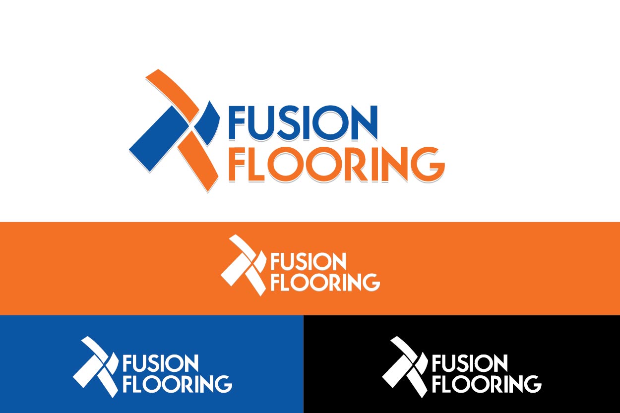Logo Design by Turn Digital for Fusion Flooring | Design #12139219