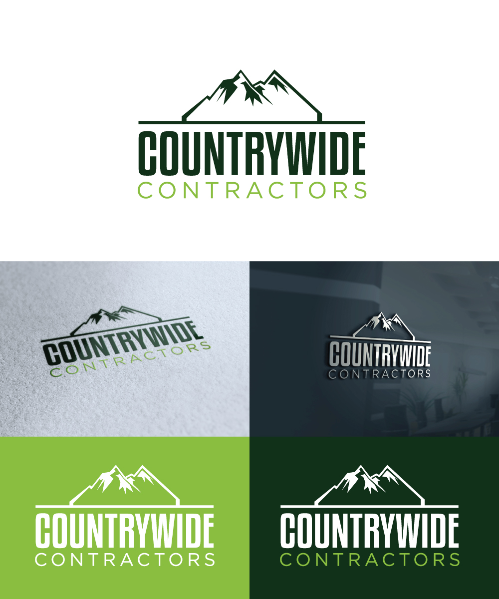 Logo Design by Sergio Coelho for countrywide contractors | Design #12143655