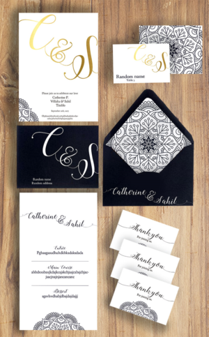 Invitation Design by PONIES AND ALIENS for this project | Design: #12124141