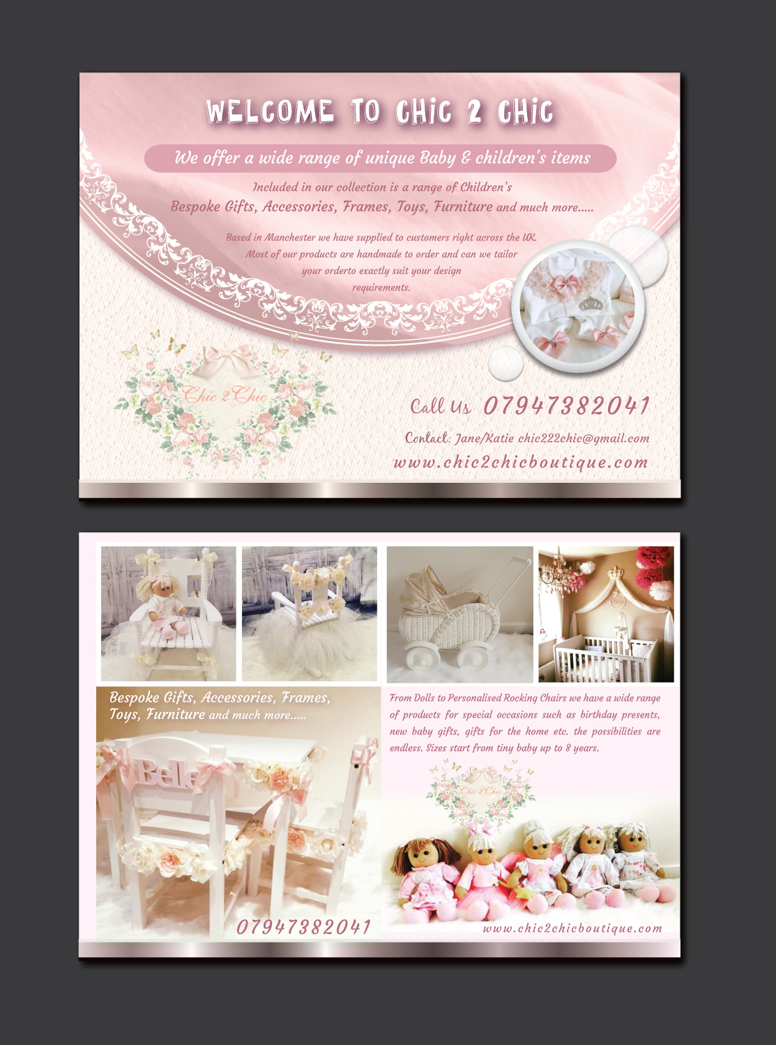 Flyer Design by meet007 for Chic 2 Chic Boutique Ltd. | Design #12097616