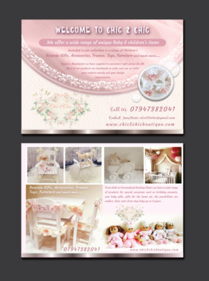 Flyer Design by meet007 for Chic 2 Chic Boutique Ltd. | Design: #12097616