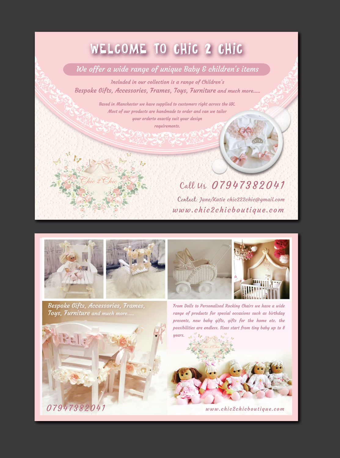 Flyer Design by meet007 for Chic 2 Chic Boutique Ltd. | Design #12097771