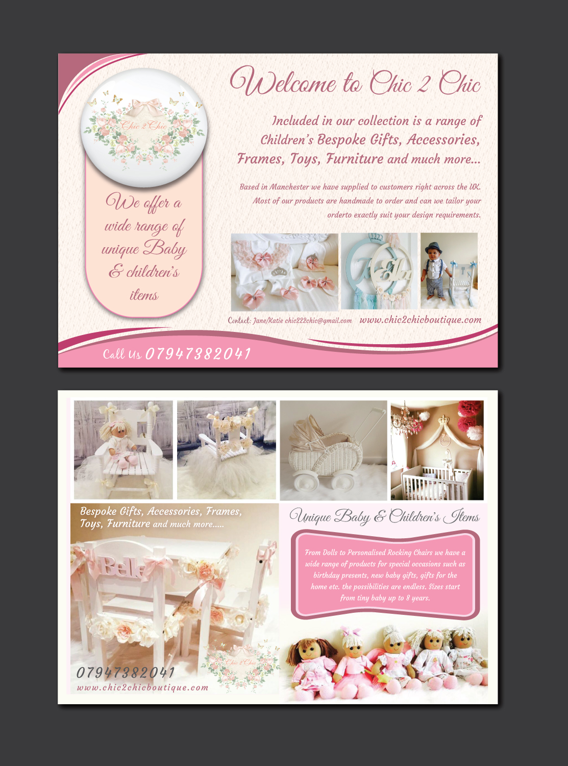 Flyer Design by meet007 for Chic 2 Chic Boutique Ltd. | Design #12101760