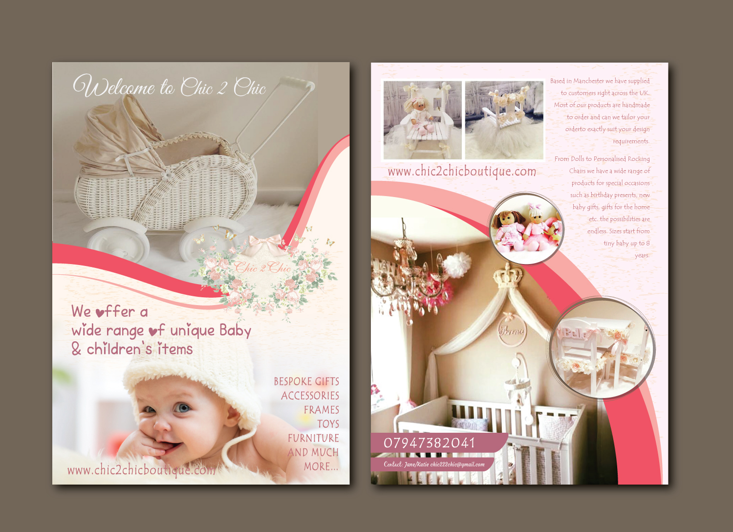 Flyer Design by meet007 for Chic 2 Chic Boutique Ltd. | Design #12103973