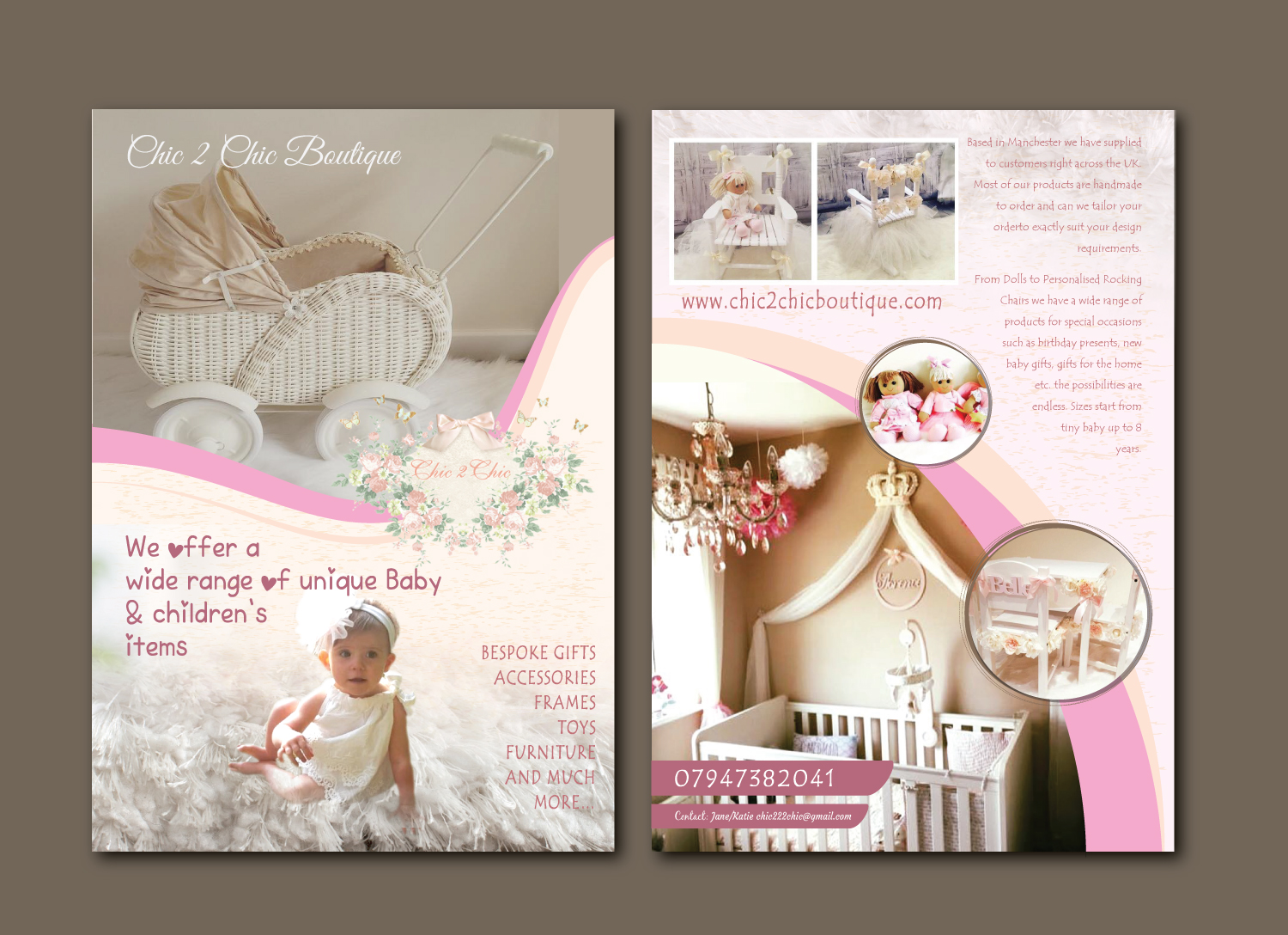 Flyer Design by meet007 for Chic 2 Chic Boutique Ltd. | Design #12153548