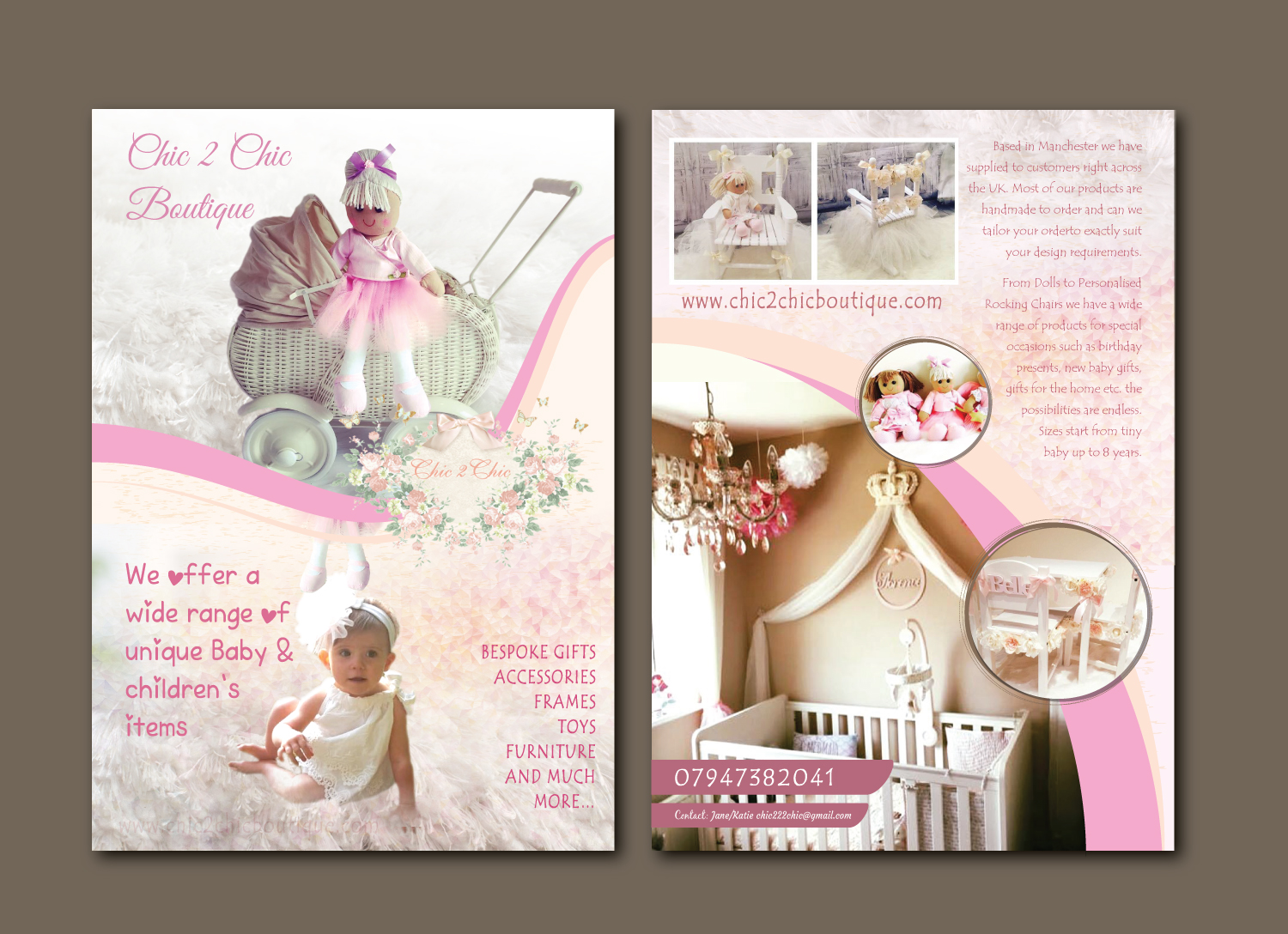 Flyer Design by meet007 for Chic 2 Chic Boutique Ltd. | Design #12153878