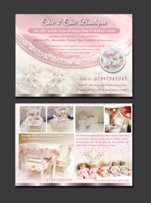 Flyer Design by meet007 for Chic 2 Chic Boutique Ltd. | Design: #12155248
