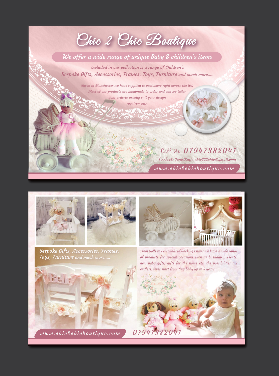 Flyer Design by meet007 for Chic 2 Chic Boutique Ltd. | Design #12155380