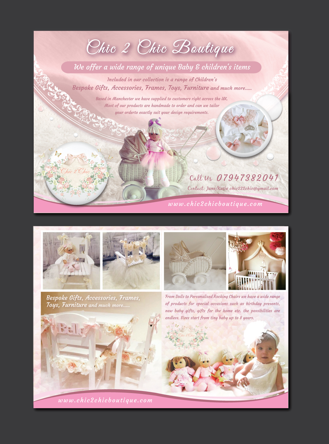 Flyer Design by meet007 for Chic 2 Chic Boutique Ltd. | Design #12155497