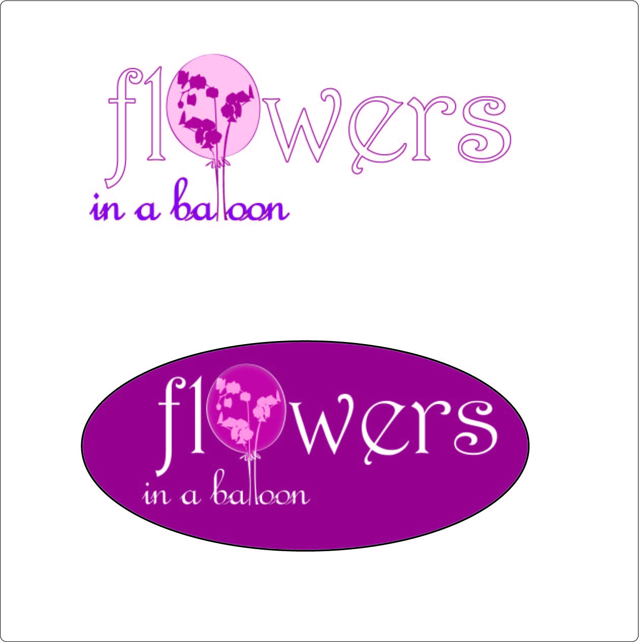 Logo Design by Marion Lambert-Nuding for flowers in a balloon | Design #27668