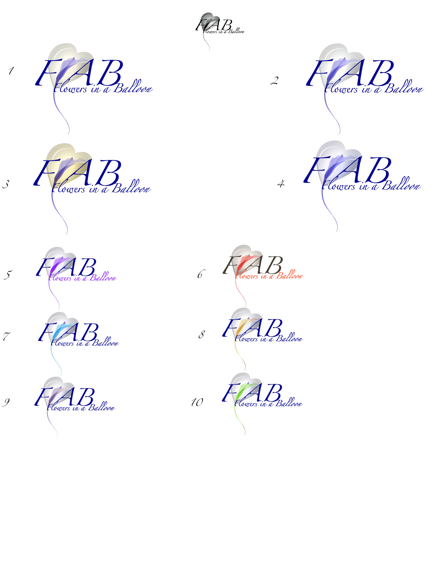 Logo Design by Iris Xiros for flowers in a balloon | Design #27797