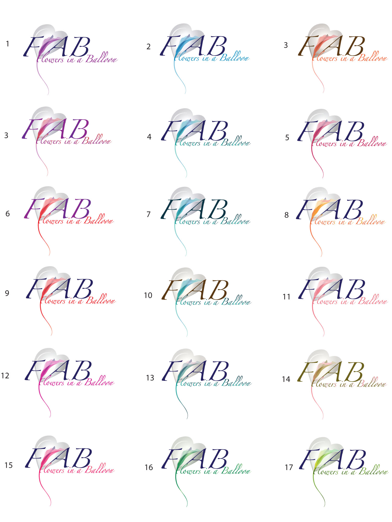 Logo Design by Iris Xiros for flowers in a balloon | Design #28374