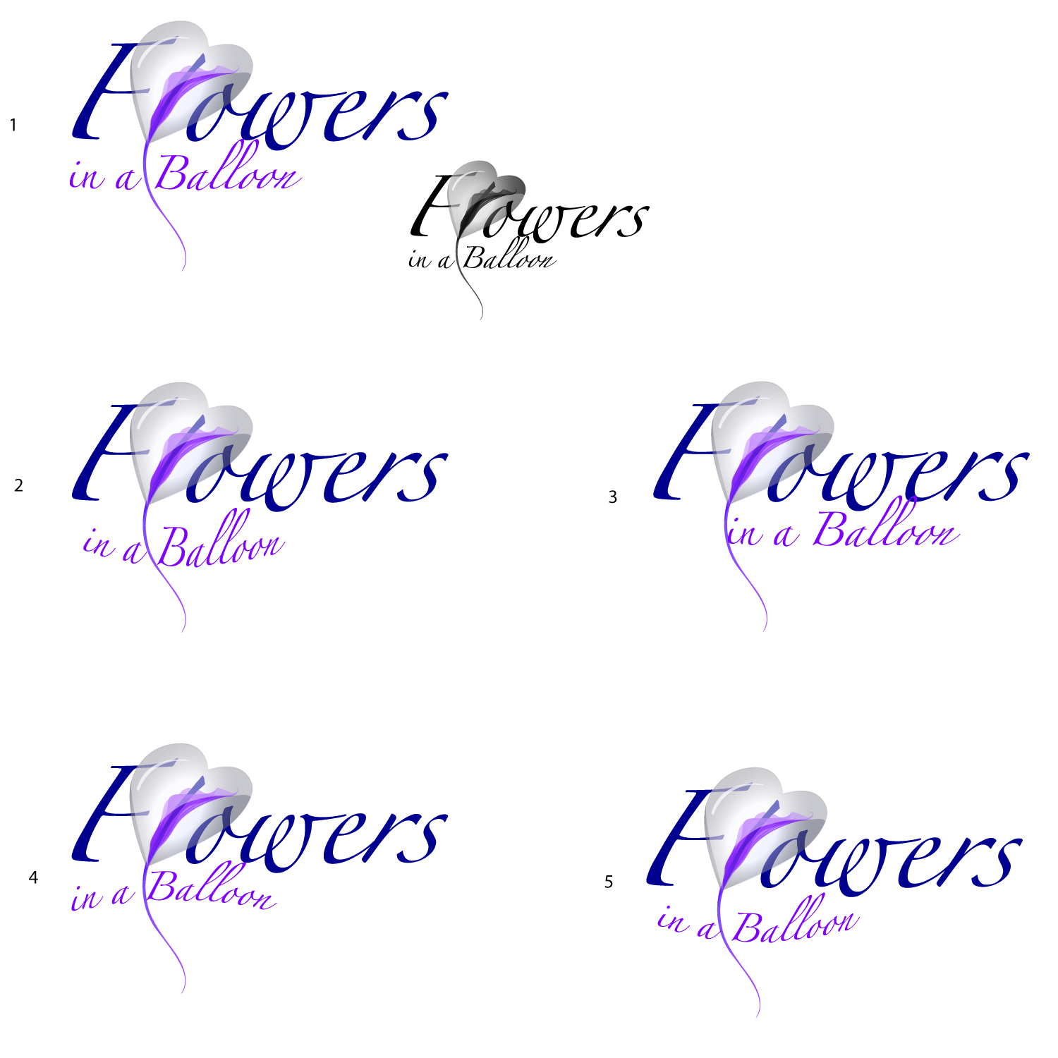 Logo Design by Iris Xiros for flowers in a balloon | Design #29468