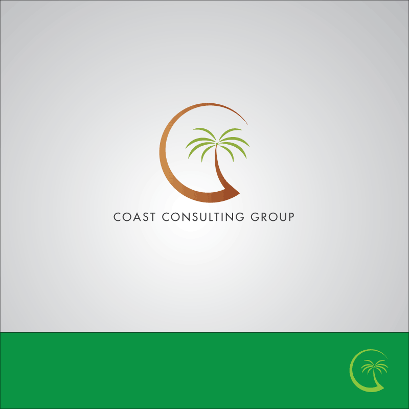 Logo Design by Bad Dinosaur Graphics for Coast Consulting Group | Design #12102316