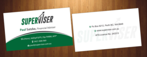Visitenkarten-Design von HarmiDesigning für Superviser Pty Ltd | Design: #12357281