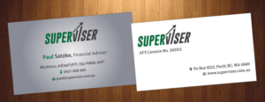 Visitenkarten-Design von HarmiDesigning für Superviser Pty Ltd | Design: #12357283