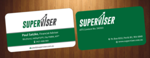 Visitenkarten-Design von HarmiDesigning für Superviser Pty Ltd | Design: #12357285