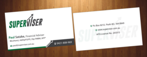 Visitenkarten-Design von HarmiDesigning für Superviser Pty Ltd | Design: #12357293
