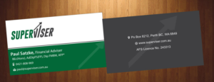 Visitenkarten-Design von HarmiDesigning für Superviser Pty Ltd | Design: #12357294
