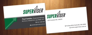 Visitenkarten-Design von HarmiDesigning für Superviser Pty Ltd | Design: #12357317