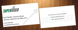 Visitenkarten-Design von HarmiDesigning für Superviser Pty Ltd | Design: #12357320