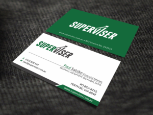 Visitenkarten-Design von SKYdesign für Superviser Pty Ltd | Design: #12332165