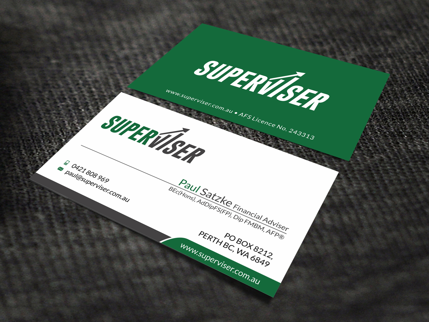 Business Card Design by SKYdesign for Superviser Pty Ltd | Design #12332169