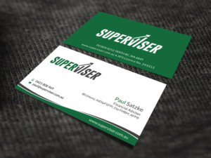 Visitenkarten-Design von SKYdesign für Superviser Pty Ltd | Design: #12332184