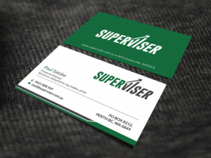 Visitenkarten-Design von SKYdesign für Superviser Pty Ltd | Design: #12332197