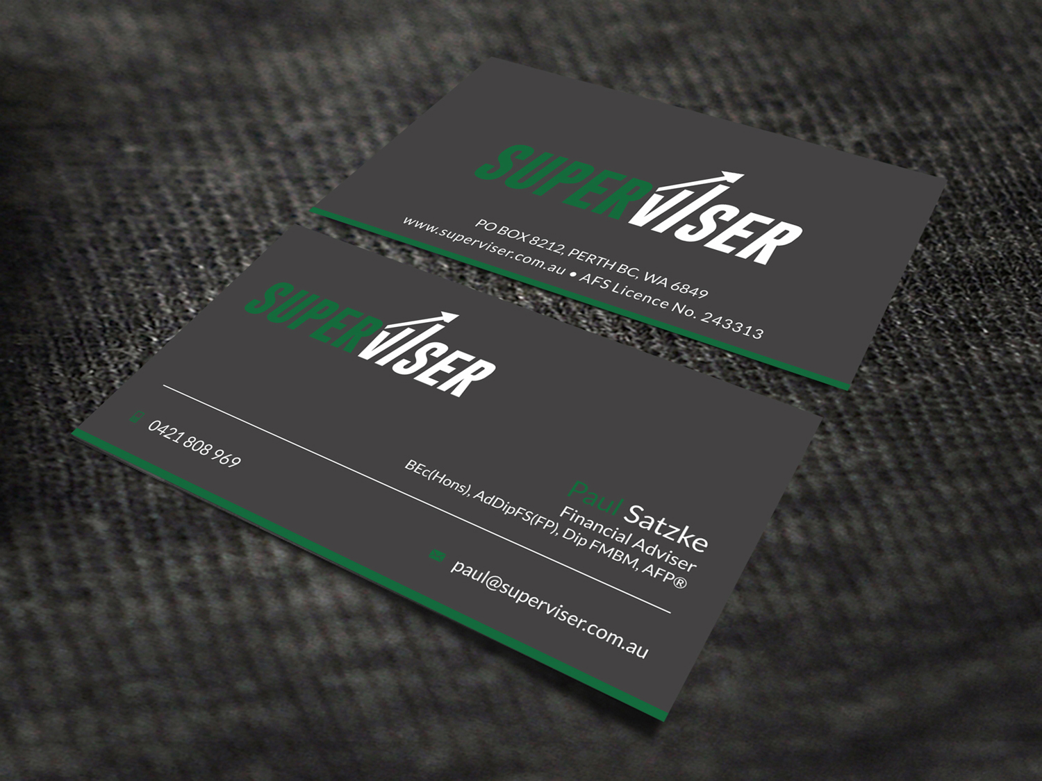 Visitenkarten-Design von SKYdesign für Superviser Pty Ltd | Design #12332454