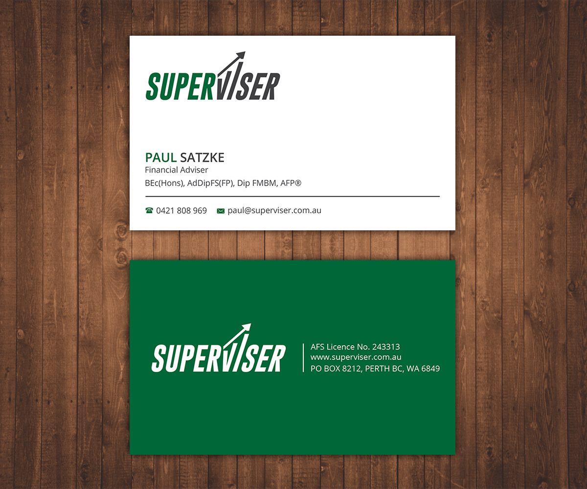 Business Card Design by Stylez Designz for Superviser Pty Ltd | Design #12378085