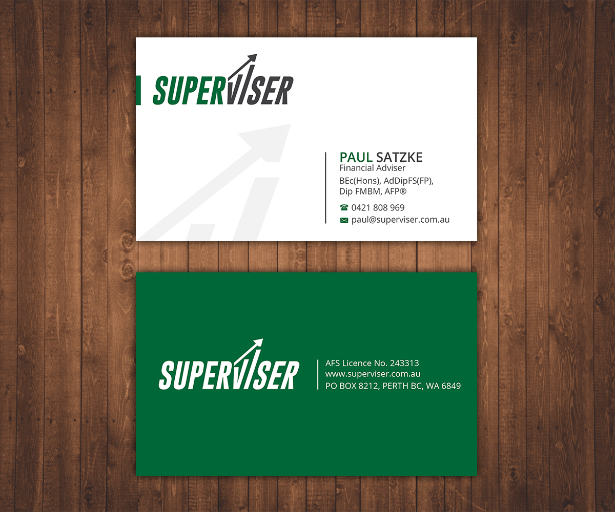 Visitenkarten-Design von Stylez Designz für Superviser Pty Ltd | Design #12378152