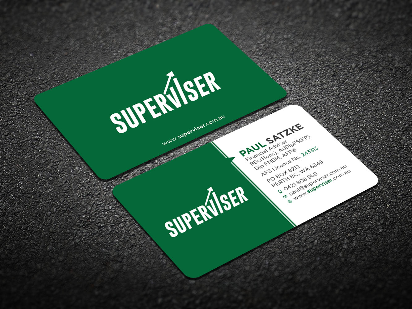 Visitenkarten-Design von Verified artistry für Superviser Pty Ltd | Design #12363176