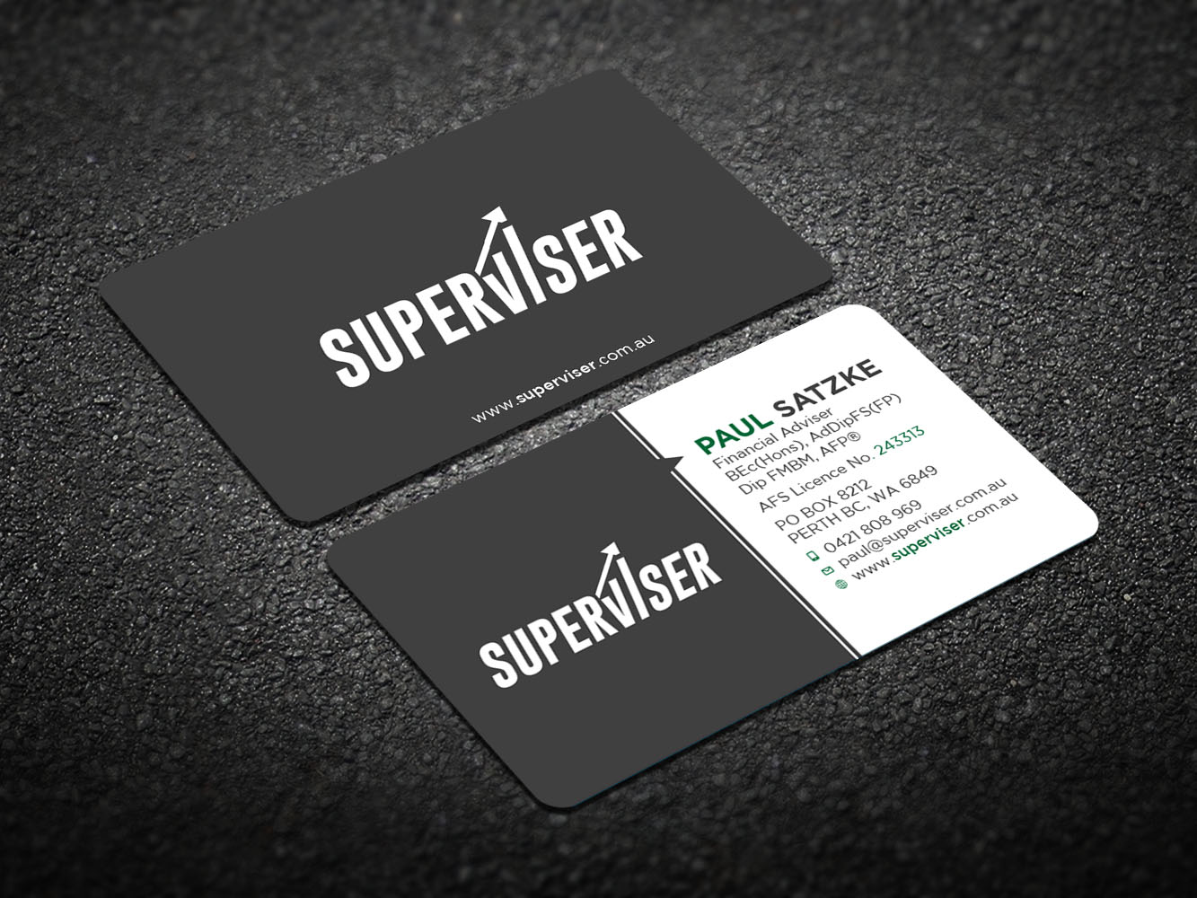 Visitenkarten-Design von Verified artistry für Superviser Pty Ltd | Design #12363177