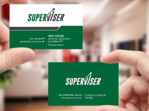 Visitenkarten-Design von Creations Box 2015 für Superviser Pty Ltd | Design: #12354747