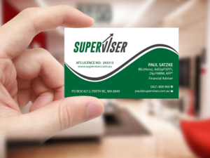 Visitenkarten-Design von Creations Box 2015 für Superviser Pty Ltd | Design: #12354752